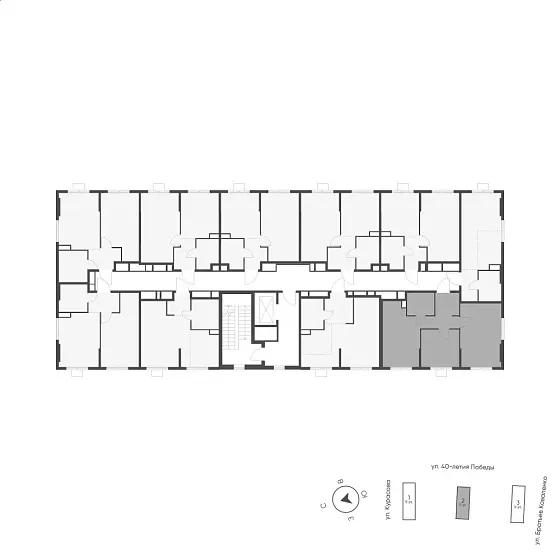 Квартира 2-комн. 53.2 кв. м