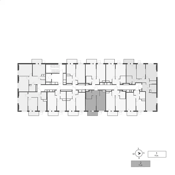 Квартира 1-комн. 40.03 кв. м