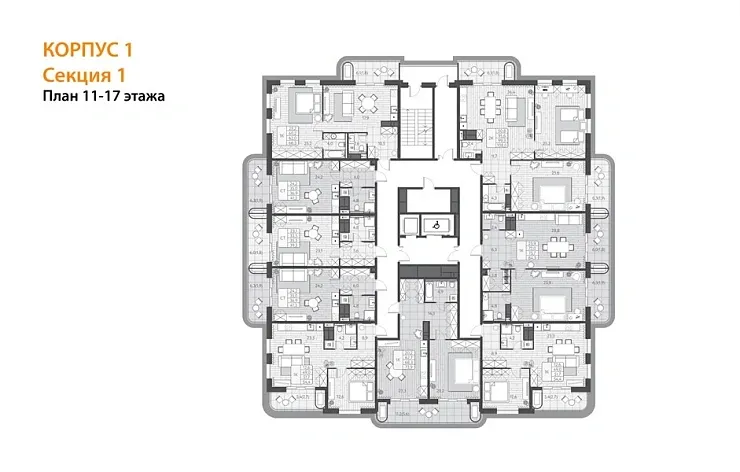Квартира 2-комн. 108 кв. м