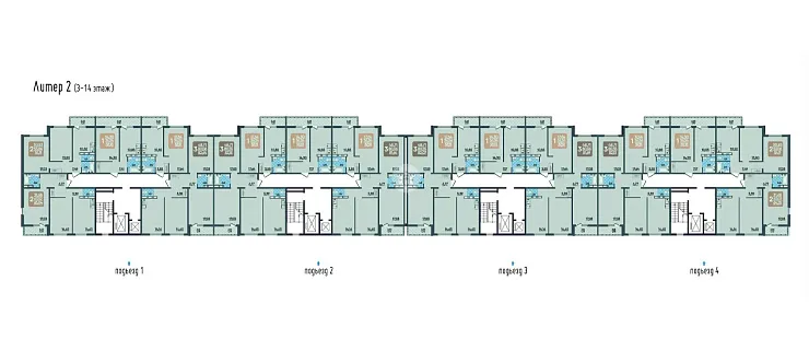 Квартира 1-комн. 35 кв. м